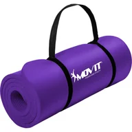 Maty do ćwiczeń - Movit Mata gimnastyczna 183 x 60 x 1 cm - fioletowa - miniaturka - grafika 1