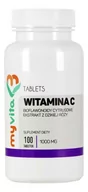 Witaminy i minerały - MYVITA Witamina C z ekstraktem dzikiej róży i bioflawonoidami cytrusowymi 100tab - miniaturka - grafika 1