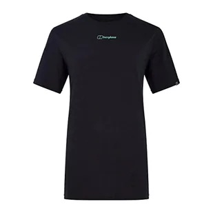 Berghaus Damska koszulka z krótkim rękawem Boyfriend Dolomites Mountain, czarna (Jet Black), 18 - Koszulki i topy damskie - miniaturka - grafika 1
