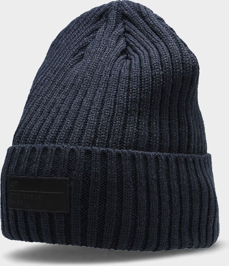 4f Czapka zimowa H4Z22-CAM013 Granatowy r.M