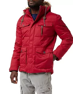 G.I.G.A. DX Nakubo męska kurtka funkcyjna, kurtka outdoorowa, kurtka zimowa o wyglądzie puchu, z odpinanym kapturem, słup wody 8000 mm czerwony czerwony L 34320-000 - Kurtki męskie - miniaturka - grafika 1