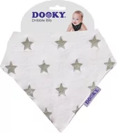 Akcesoria i dodatki do ubrań dla dzieci - Xplorys DOOKY Dribble Bib chustka, śliniak, bandamka Silver Stars T-XP-126907 - miniaturka - grafika 1