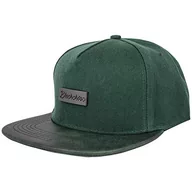 Czapki damskie - Blackskies Vanguard Snapback Cap damska męska czapka bejsbolowa czapka z daszkiem, zamszowa sztuczna skóra, zielony, jeden rozmiar - miniaturka - grafika 1