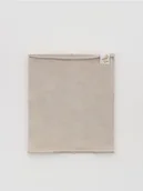 Apaszki i szaliki damskie - Reserved - Dzianinowy komin z wiskozą - jasnoszary - miniaturka - grafika 1