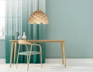 Lampy sufitowe - Drewniana lampa wisząca nad stół w salonie - Burgo - miniaturka - grafika 1