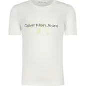 Koszulki dla chłopców - Calvin Klein Jeans T-shirt MONOGRAM PRINT LOGO | Regular Fit - miniaturka - grafika 1