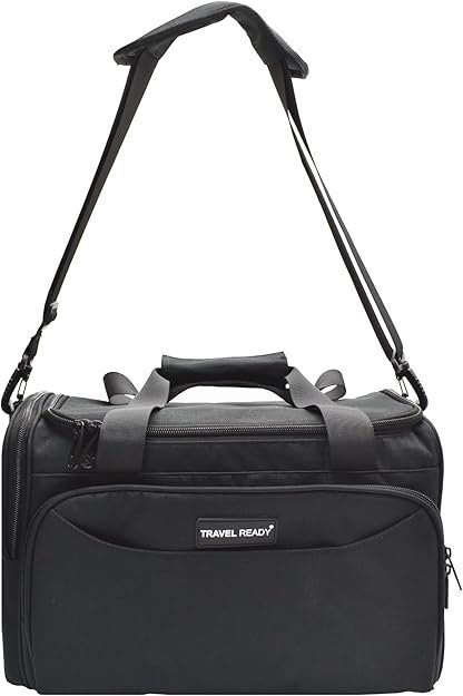 Travel Ready Torba Czarna Za Zamek Długi Pasek Ż3c