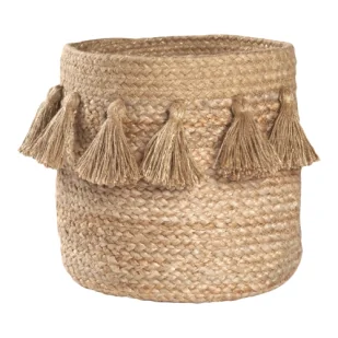 Koszyk na zabawki z juty naturalny Storage Basket Idris - Pojemniki na zabawki - miniaturka - grafika 1