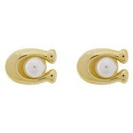 Kolczyki - Kolczyki Coach 37341922 Złoty - miniaturka - grafika 1