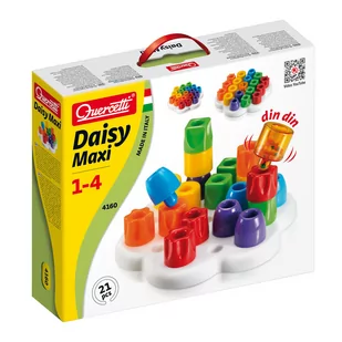 Quercetti GEOKID DAISY DUŻE KLOCKI 4160 - Klocki - miniaturka - grafika 4