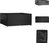 Pokrowce na meble ogrodowe - vidaXL Pokrowiec na meble ogrodowe 16 oczek kwadrat 250x250x90 cm - Pokrowce ochronne na meble ogrodowe - miniaturka - grafika 1