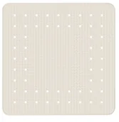 Maty antypoślizgowe - Beżowa antypoślizgowa mata prysznicowa Wenko Mirasol, 54x54 cm - miniaturka - grafika 1
