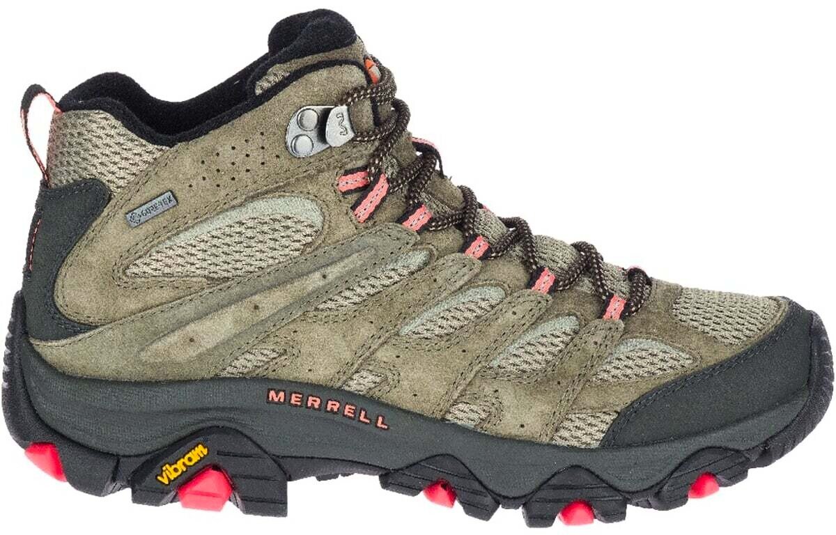 Damskie buty outdoorowe Merrell Moab Moab 3 Mid GTX Olive UK 5