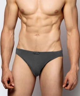 2x slipy męskie mini grafitowe bawełna pima bielizna atlantic basic-xl - Majtki męskie 2x slipy męskie mini grafitowe bawełna pima bielizna atlantic basic-xl - Majtki męskie - miniaturka - grafika 1