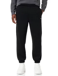 Champion Legacy Autentyczne spodnie-C-Logo Powerblend polar elastyczny sweter spodnie dresowe męskie, Czarny, XS - Spodnie sportowe męskie - miniaturka - grafika 1