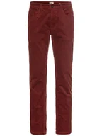 Spodnie męskie - Camel Active Spodnie sztruksowe w kolorze bordowym - miniaturka - grafika 1
