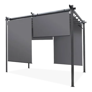 Zadaszenie na taras SPRINT PLUS 3x3 Anthracite/Grey - HARDMAISTER - Kratki i pergole - miniaturka - grafika 1