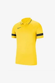 Koszulki męskie - Nike Męska koszulka polo Academy 21 żółty Tour Yellow/Black/Anthracite/Black S - grafika 1