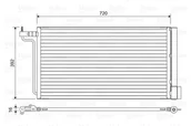 Chłodnice - Chłodnica klimatyzacji VALEO 814177 1684204 FORD - miniaturka - grafika 1