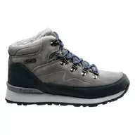 Buty sportowe damskie - Buty Hi-Tec Midora Mid Wp W 92800210806 granatowe szare - miniaturka - grafika 1
