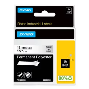 DYMO RHINO taśma poliestrowa trwała Rhino 622289 - Taśmy do drukarek barwiące - miniaturka - grafika 1