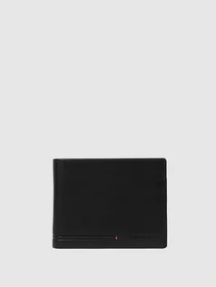 Portfele - Portfel skórzany model ‘Simpla’ – RFID-blocking - grafika 1