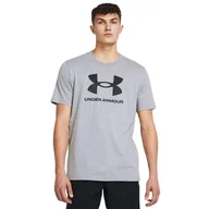 Koszulki sportowe męskie - Koszulka fitness męska UNDER ARMOUR 1382911 z krótkim rękawem - miniaturka - grafika 1