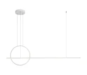 Lampy sufitowe - Redo 01-1734 - LED Żyrandol ściemnialny na lince GIOTTO LED/46W/230V biały - miniaturka - grafika 1