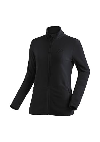 Maier Sports Denise Jacket W damska kurtka midlayer, łatwa w pielęgnacji kurtka polarowa z 2 kieszeniami na zamek błyskawiczny, krój Regular Fit