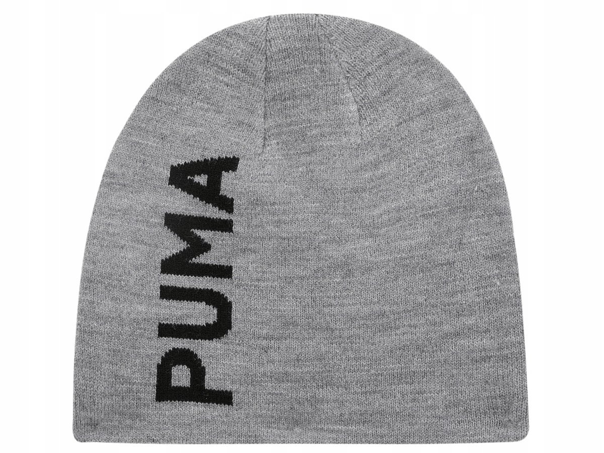 Czapka Zimowa Puma 023433-05 Szara Ciepła Na Zimę