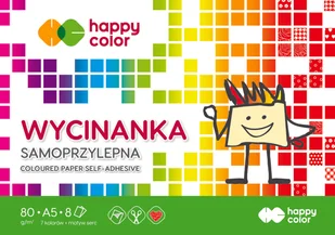 Happy Color Blok wycinanka samoprzylepna A4 8ark. 3710 1520-S8 - Notesy i bloczki - miniaturka - grafika 2
