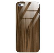 Etui i futerały do telefonów - Etui drewniane iPhone 5/5s/Se Premium Wood Brown Forestzone Glass - miniaturka - grafika 1