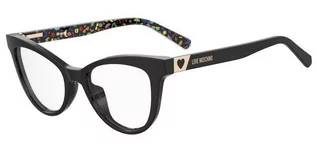 Okulary korekcyjne, oprawki, szkła - Okulary korekcyjne Love Moschino MOL576 807 - grafika 1