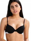 Biustonosze - CALVIN KLEIN BIUSTONOSZ CZARNY Z LOGO 70C XQA - miniaturka - grafika 1