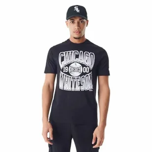 New Era MLB GRADIENT Koszulka Chicago Whitete Sox Czarna Biała - Koszulki męskie - miniaturka - grafika 1