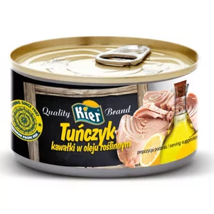 Tuńczyk w Oleju Roślinnym Kawałki 170 g (120 g) Kier - Konserwy i dania rybne - miniaturka - grafika 1