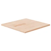 Blaty meblowe i parapety okienne - Kwadratowy blat do stolika, 40x40x1,5 cm, surowe drewno dębowe - miniaturka - grafika 1