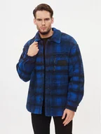 Kurtki męskie - Calvin Klein Jeans Kurtka przejściowa J30J324312 Granatowy Relaxed Fit - miniaturka - grafika 1