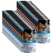 Mokra karma dla kotów - PetRepublic kawałki w sosie z pstrągiem 30x400g dla kota - miniaturka - grafika 1