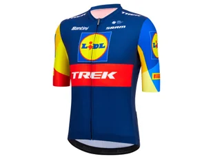 Santini Koszulka rowerowa męska Team Lidl-Trek 2024 - Koszulki rowerowe - miniaturka - grafika 1