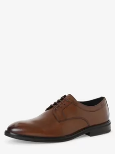Półbuty męskie - Joop - Męskie buty sznurowane ze skóry  Kleitos, brązowy - grafika 1