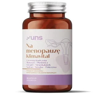 UNS Na Menopauzę Klimavital 60vegcaps - Witaminy i minerały dla sportowców - miniaturka - grafika 1