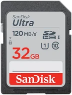 Karty pamięci - ATM card SANDISK Ultra SDHC 32GB, 120MB/s/SDSDUN4-032G-GN6IN - miniaturka - grafika 1
