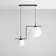 Lampy sufitowe - Aldex Lampa wisząca Zac czarna 1038H1/2 szklane klosze 1038H1/2 - miniaturka - grafika 1