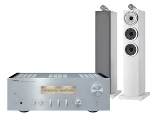 Yamaha A-S1200 (srebrny) + 703 S3 (biały) - Zestawy stereo - miniaturka - grafika 1