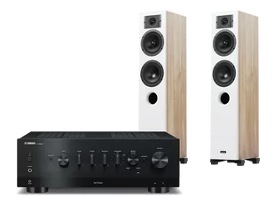 Yamaha R-N800A (czarny) + Diva 5 (dąb) - Zestawy stereo - miniaturka - grafika 1