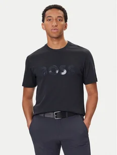 BOSS T-Shirt Mirror Iconic 50547940 Granatowy Relaxed Fit - Koszulki męskie - miniaturka - grafika 1