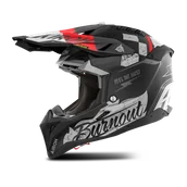 Kaski motocyklowe - Kask Cross Airoh Aviator 3 Burnout BurnoutL - miniaturka - grafika 1