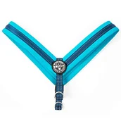 Szelki dla psów - Max & Molly Szelki Q-Fit Matrix, błękitne - Rozmiar L: obwód klatki piersiowej: 50-58 cm| Dostawa i zwrot GRATIS od 99 zł - miniaturka - grafika 1