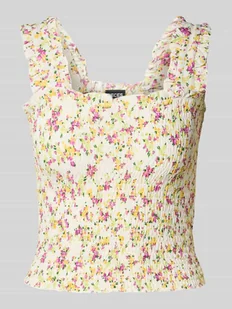 Top o kroju slim fit z wzorem na całej powierzchni model ‘TAYLIN’ - Koszulki i topy damskie - miniaturka - grafika 1
